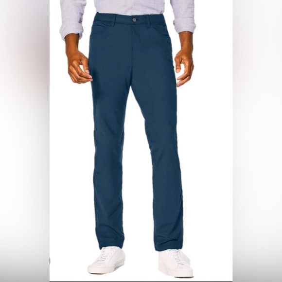 Lululemon Men's True Navy ABC Classic Fit Casual Pants Size 40 - Picture 1 of 7
